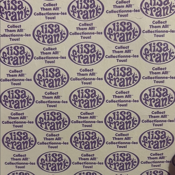 Lisa Frank Purple Logo Stickers - Picture 2 of 2
